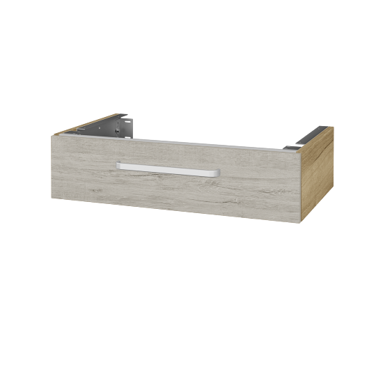 Unterschrank für Waschtischplatte DSD SZZ 80 (Höhe 20 cm)  - D26 Ontario - Griff T01 - D05 Oregon - Nein