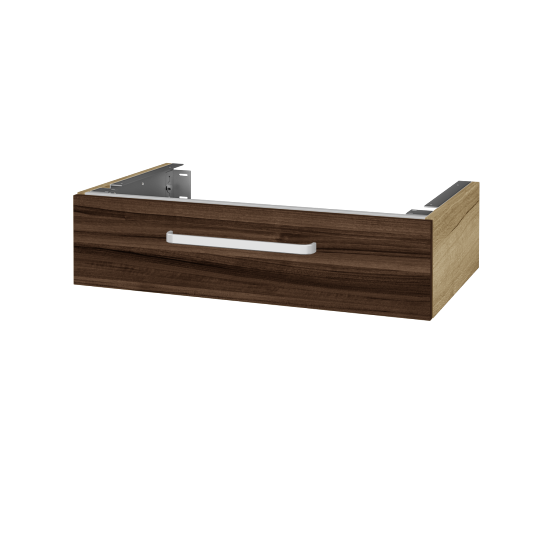 Unterschrank für Waschtischplatte DSD SZZ 80 (Höhe 20 cm)  - D26 Ontario - Griff T01 - D06 Nussbaum - Nein