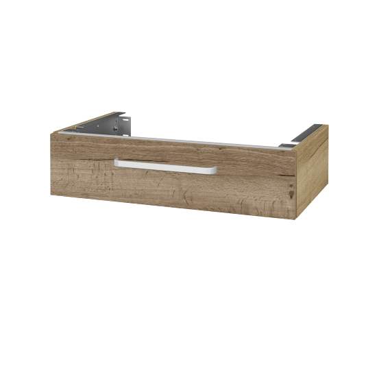 Unterschrank für Waschtischplatte DSD SZZ 80 (Höhe 20 cm)  - D26 Ontario - Griff T01 - D21 Tobacco - Nein