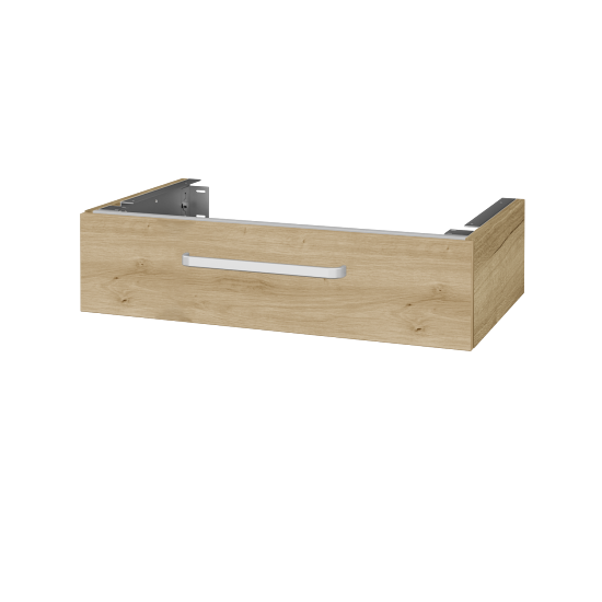 Unterschrank für Waschtischplatte DSD SZZ 80 (Höhe 20 cm)  - D26 Ontario - Griff T01 - D22 Eiche Caramel - Nein
