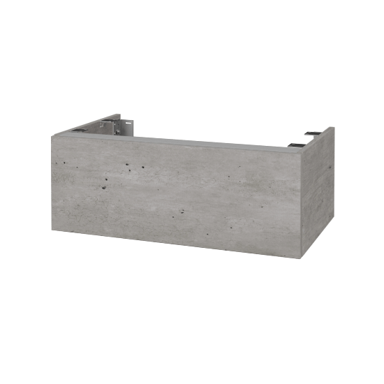 DSD SZZ1 80 Unterschrank für Waschtischplatte (Höhe 30 cm)  - D01 Beton - D01 Beton - Nein