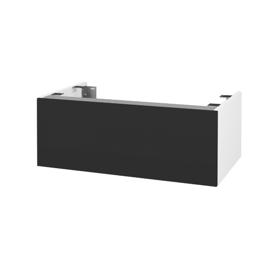 DSD SZZ1 80 Unterschrank für Waschtischplatte (Höhe 30 cm)  - N01 Weiß Hochglanz - N03 Graphite - Nein