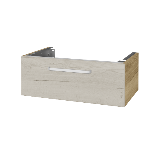 Unterschrank für Waschtischplatte DSD SZZ1 80 (Höhe 30 cm)  - D26 Ontario - Griff T01 - D28 Alberta - Nein