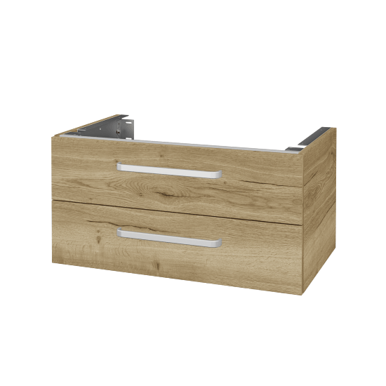 DSD SZZ2 80 Unterschrank für Waschtischplatte (Höhe 40 cm)  - D26 Ontario - Griffes T01 - D26 Ontario