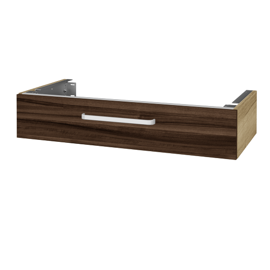 Unterschrank für Waschtischplatte DSD SZZ 100 (Höhe 20 cm)  - D26 Ontario - Griff T01 - D06 Nussbaum - Nein