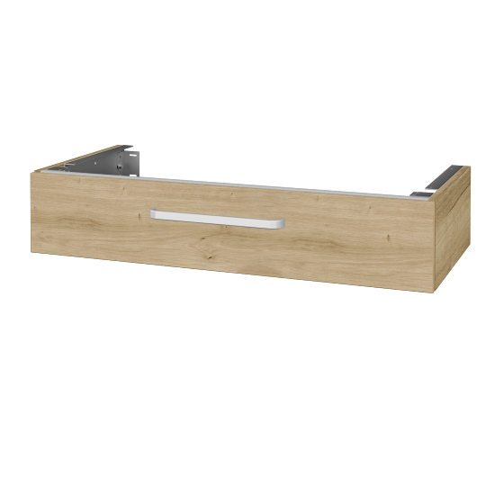 Unterschrank für Waschtischplatte DSD SZZ 100 (Höhe 20 cm)  - D26 Ontario - Griff T01 - D22 Eiche Caramel - Nein