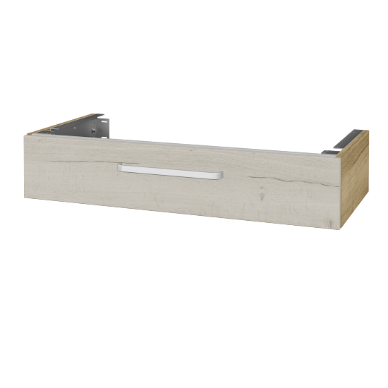 Unterschrank für Waschtischplatte DSD SZZ 100 (Höhe 20 cm)  - D26 Ontario - Griff T01 - D28 Alberta - Nein