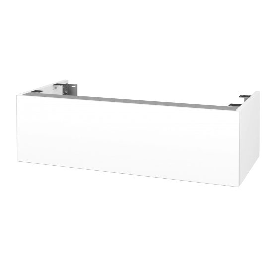 Doplňková skříňka pod desku DSD SZZ1 100 (výška 30 cm)  - N01 Bílá lesk - M01 Bílá mat - Ne