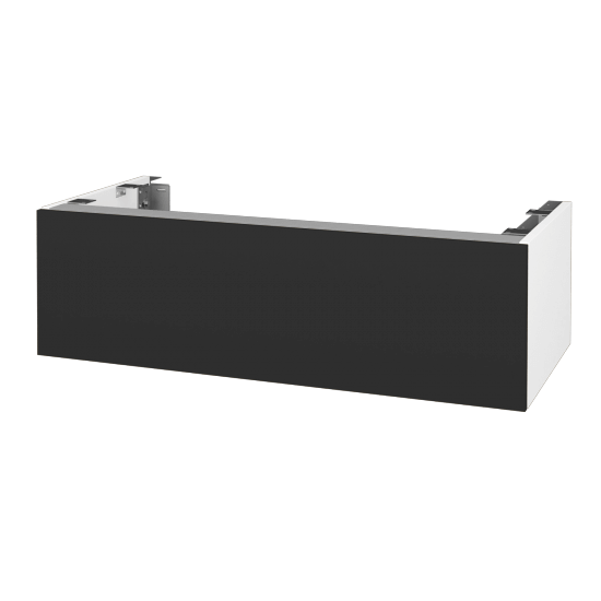 DSD SZZ1 100 Unterschrank für Waschtischplatte (Höhe 30 cm)  - N01 Weiß Hochglanz - N03 Graphite - Nein