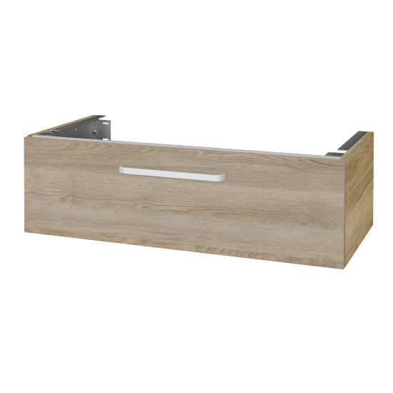 Unterschrank für Waschtischplatte DSD SZZ1 100 (Höhe 30 cm)  - D26 Ontario - Griff T01 - D17 Eiche Colorado - Nein