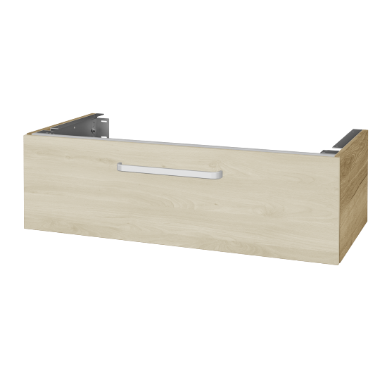 Unterschrank für Waschtischplatte DSD SZZ1 100 (Höhe 30 cm)  - D26 Ontario - Griff T01 - D24 Ohio - Nein