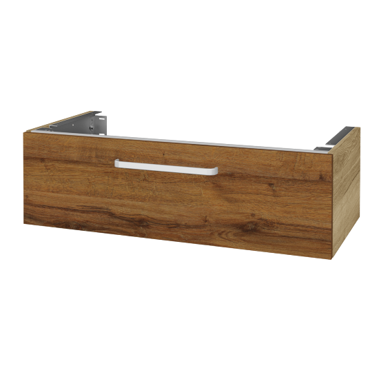 Unterschrank für Waschtischplatte DSD SZZ1 100 (Höhe 30 cm)  - D26 Ontario - Griff T01 - D27 Cognac - Nein