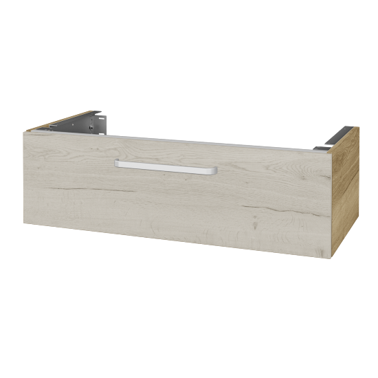 Unterschrank für Waschtischplatte DSD SZZ1 100 (Höhe 30 cm)  - D26 Ontario - Griff T01 - D28 Alberta - Nein
