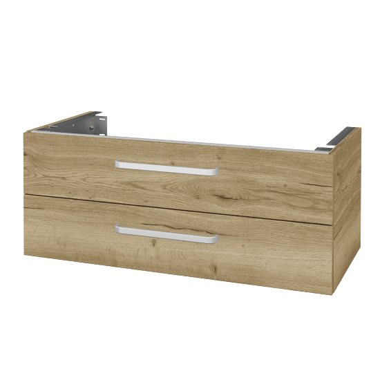DSD SZZ2 100 Unterschrank für Waschtischplatte (Höhe 40 cm)  - D26 Ontario - Griffes T01 - D26 Ontario