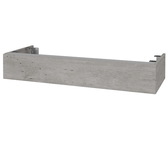 DSD SZZ 120 Unterschrank für Waschtischplatte (Höhe 20 cm)  - D01 Beton - D01 Beton - Nein