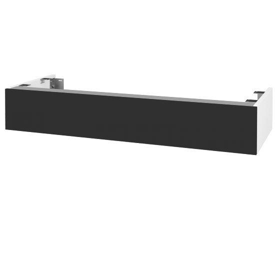 DSD SZZ 120 Unterschrank für Waschtischplatte (Höhe 20 cm)  - N01 Weiß Hochglanz - N03 Graphite - Nein