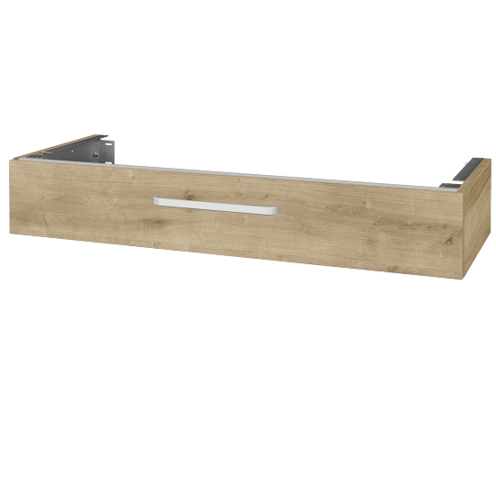 Unterschrank für Waschtischplatte DSD SZZ 120  (Höhe 20 cm)  - D26 Ontario - Griff T01 - D09 Eiche Arlington - Nein