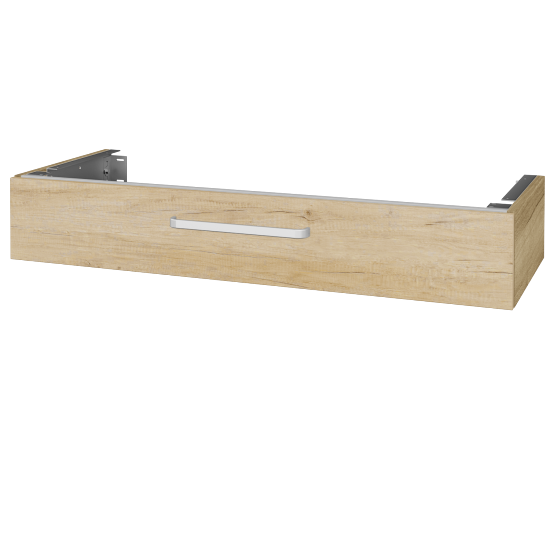 Unterschrank für Waschtischplatte DSD SZZ 120  (Höhe 20 cm)  - D26 Ontario - Griff T01 - D15 Eiche Nebraska - Nein