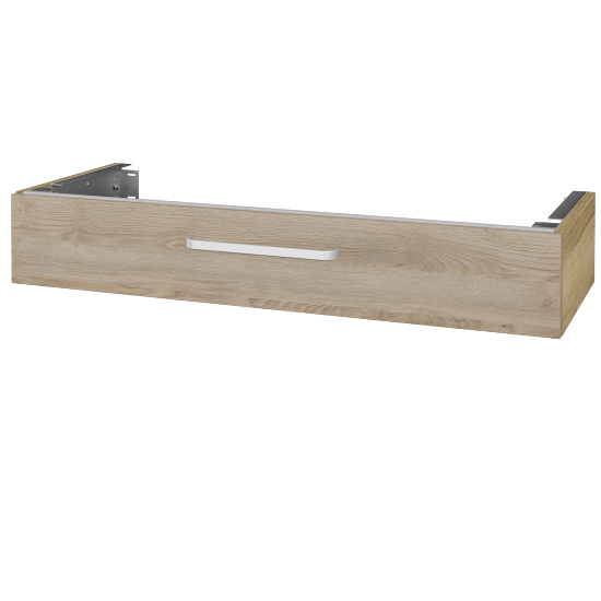 Unterschrank für Waschtischplatte DSD SZZ 120  (Höhe 20 cm)  - D26 Ontario - Griff T01 - D17 Eiche Colorado - Nein