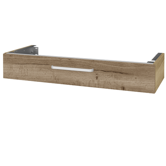 Unterschrank für Waschtischplatte DSD SZZ 120  (Höhe 20 cm)  - D26 Ontario - Griff T01 - D21 Tobacco - Nein