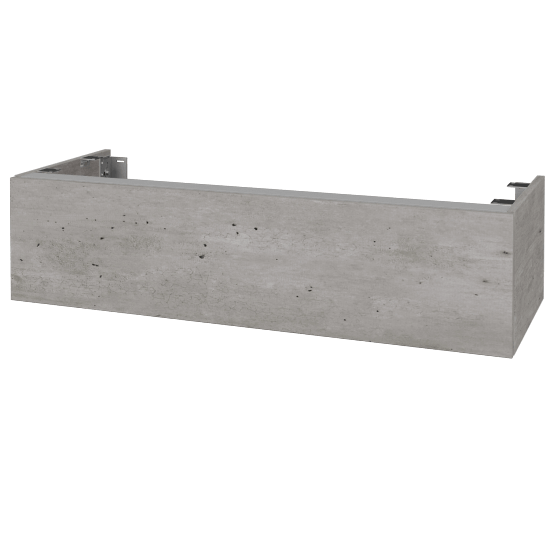 DSD SZZ1 120 Unterschrank für Waschtischplatte (Höhe 30 cm)  - D01 Beton - D01 Beton - Nein