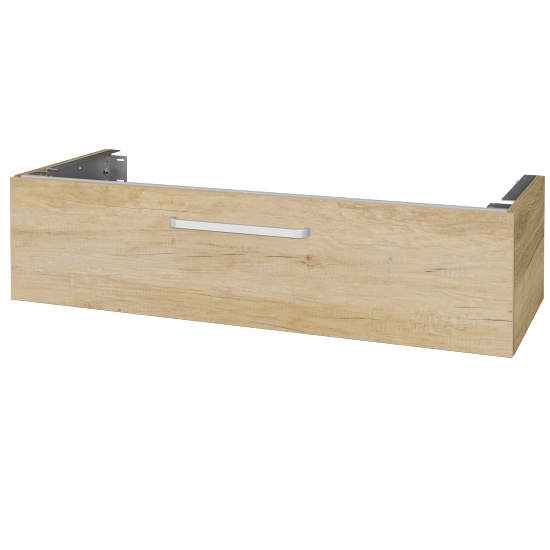 Unterschrank für Waschtischplatte DSD SZZ1 120 (Höhe 30 cm)  - D26 Ontario - Griff T01 - D15 Eiche Nebraska - Nein