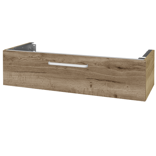 Unterschrank für Waschtischplatte DSD SZZ1 120 (Höhe 30 cm)  - D26 Ontario - Griff T01 - D21 Tobacco - Nein