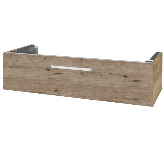 Unterschrank für Waschtischplatte DSD SZZ1 120 (Höhe 30 cm)  - D26 Ontario - Griff T01 - D23 Eiche Herkules - Nein