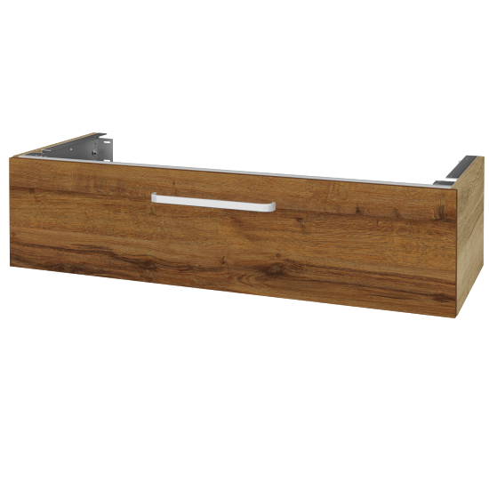 Unterschrank für Waschtischplatte DSD SZZ1 120 (Höhe 30 cm)  - D26 Ontario - Griff T01 - D27 Cognac - Nein