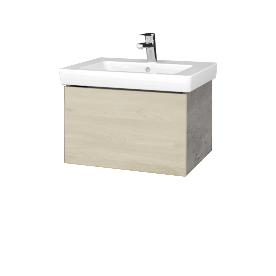 Waschtischunterschrank FLAT SZZ 60 (Waschtisch Subway 2.0)  - D01 Beton - D24 Ohio