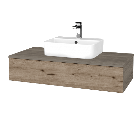 Waschtischunterschrank JOCKAM SZZ 100 (Waschtisch Joy 3)  - D03 Cafe - D23 Herkules - Nein