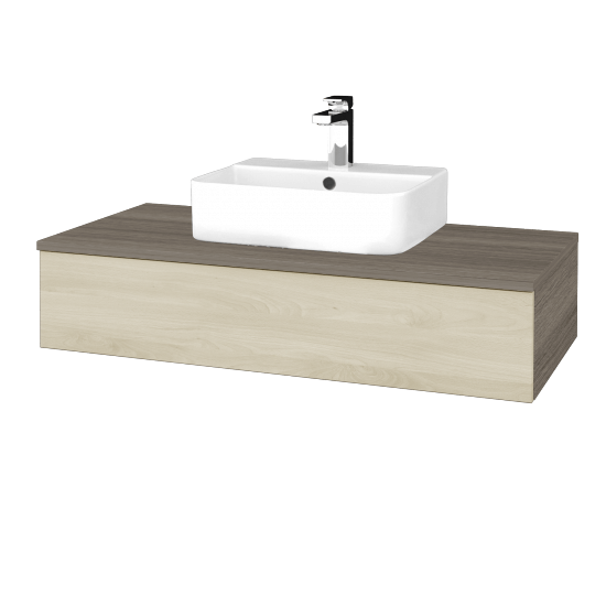 Waschtischunterschrank JOCKAM SZZ 100 (Waschtisch Joy 3)  - D03 Cafe - D24 Ohio - Nein