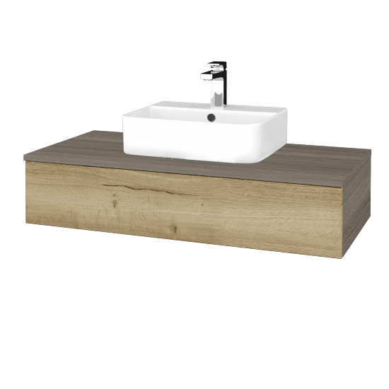 Waschtischunterschrank JOCKAM SZZ 100 (Waschtisch Joy 3)  - D03 Cafe - D26 Ontario - Nein