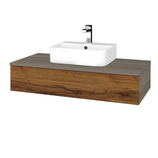 Waschtischunterschrank JOCKAM SZZ 100 (Waschtisch Joy 3)  - D03 Cafe - D27 Cognac - Nein