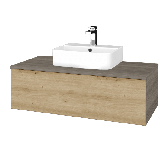 Waschtischunterschrank JOCKAM SZZ1 100 (Waschtisch Joy 3)  - D03 Cafe - D22 Caramel - Nein