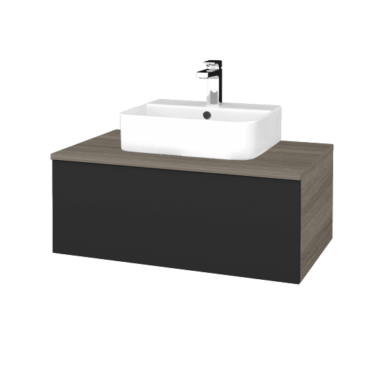Waschtischunterschrank JOCKAM SZZ1 80 (Waschtisch Joy 3)  - D03 Cafe - N03 Graphite - Nein