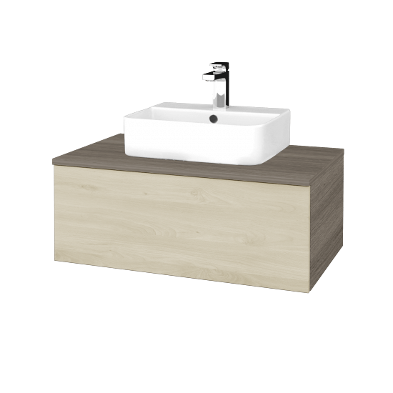Waschtischunterschrank JOCKAM SZZ1 80 (Waschtisch Joy 3)  - D03 Cafe - D24 Ohio - Nein