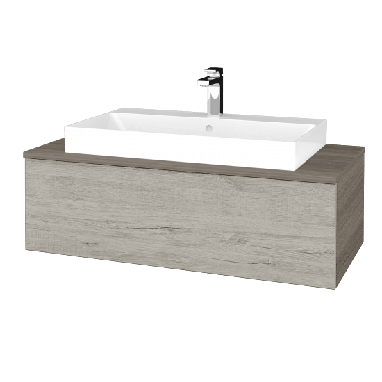 Waschtischunterschrank JOCKAM SZZ1 100 (Waschtisch Glance)  - D03 Cafe - D05 Oregon - Nein