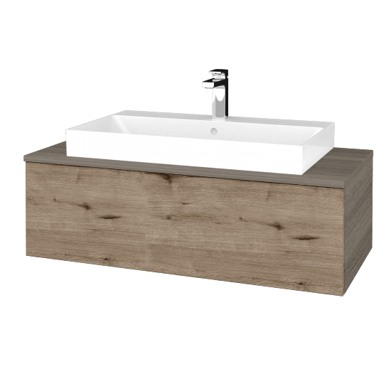Waschtischunterschrank JOCKAM SZZ1 100 (Waschtisch Glance)  - D03 Cafe - D23 Herkules - Nein
