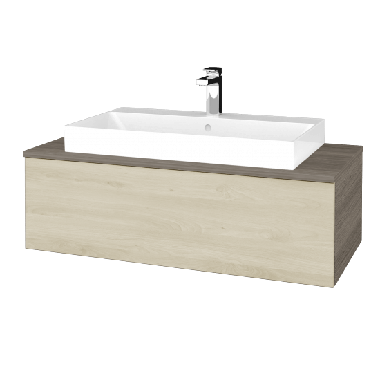 Waschtischunterschrank JOCKAM SZZ1 100 (Waschtisch Glance)  - D03 Cafe - D24 Ohio - Nein