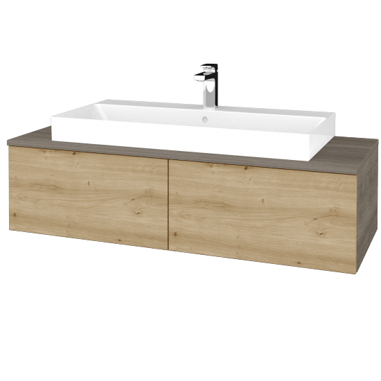 Waschtischunterschrank JOCKAM SZZ12 120 (Waschtisch Glance)  - D03 Cafe - D22 Caramel - Nein