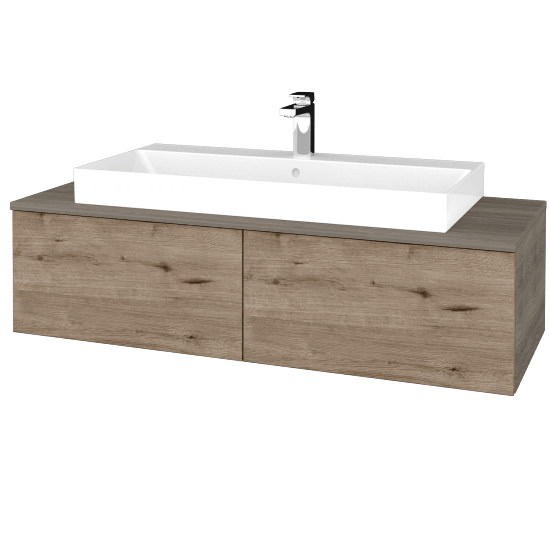 Waschtischunterschrank JOCKAM SZZ12 120 (Waschtisch Glance)  - D03 Cafe - D23 Herkules - Nein