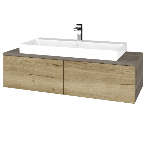 Waschtischunterschrank JOCKAM SZZ12 120 (Waschtisch Glance)  - D03 Cafe - D26 Ontario - Nein