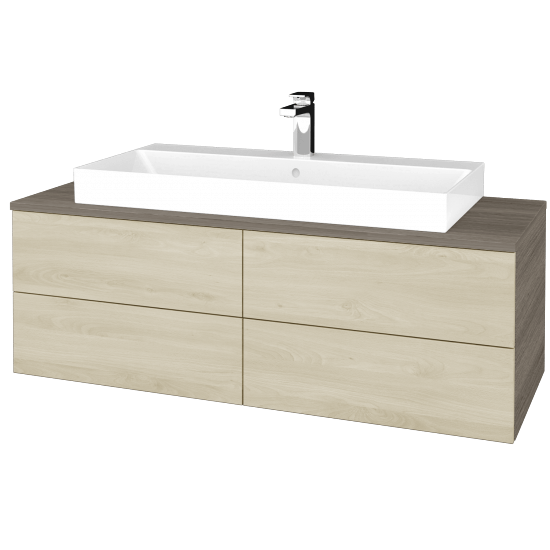 Waschtischunterschrank JOCKAM SZZ4 120 (Waschtisch Glance)  - D03 Cafe - D24 Ohio - Nein