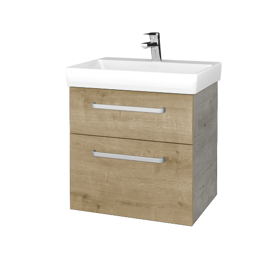 Waschtischunterschrank DEVELOP SZZ2 60  - D01 Beton - Griffes T01 - D09 Arlington