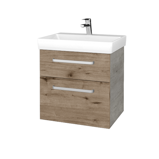 Waschtischunterschrank DEVELOP SZZ2 60  - D01 Beton - Griffes T01 - D23 Herkules