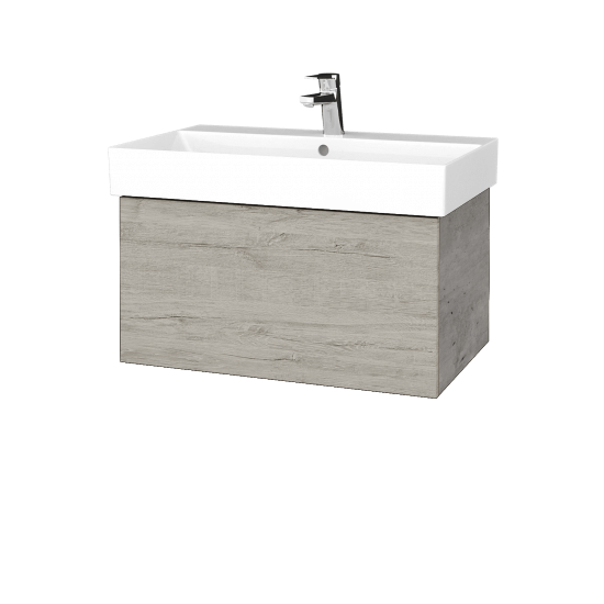 Waschtischunterschrank FLAT SZZ 70 (Waschtisch Glance)  - D01 Beton - D05 Oregon