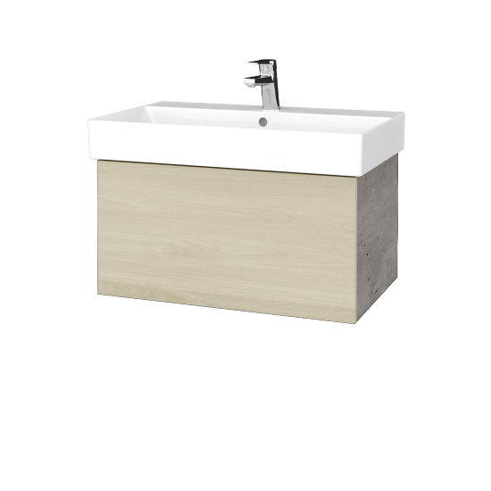 Waschtischunterschrank FLAT SZZ 70 (Waschtisch Glance)  - D01 Beton - D24 Ohio