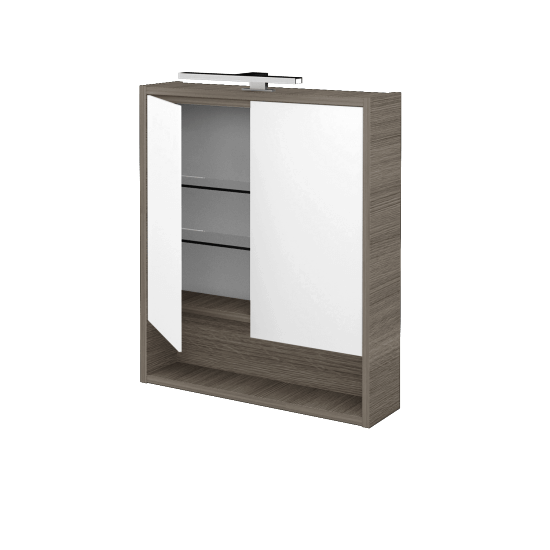 Spiegelschrank BESTA GA2OE 60  - D03 Cafe