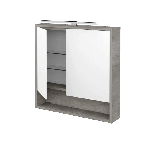 Spiegelschrannk BESTA GA2NOE 70  - D25 Teak